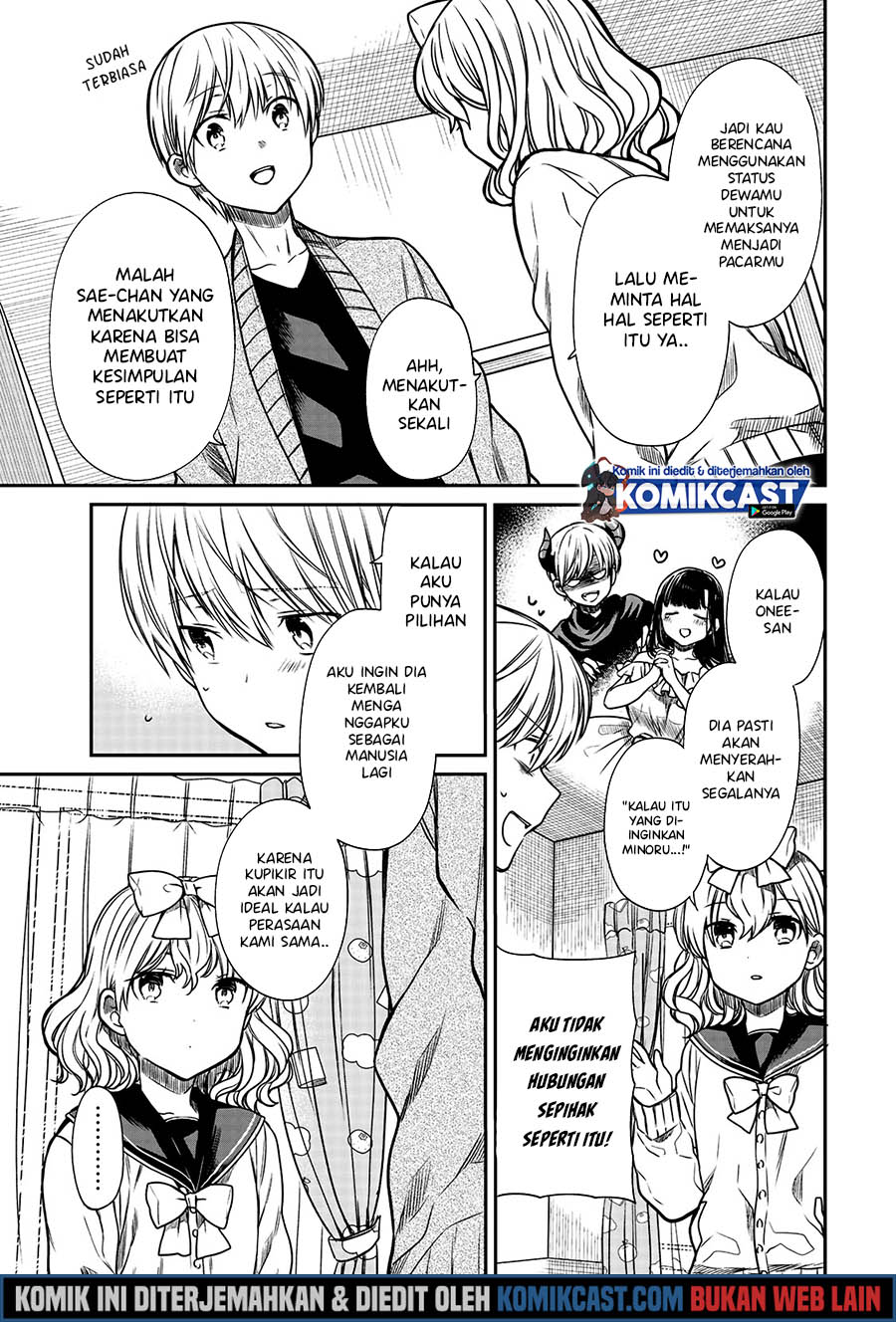 Danshi Koukousei wo Yashinaitai Onee-san no Hanashi Chapter 163 Bahasa Indonesia